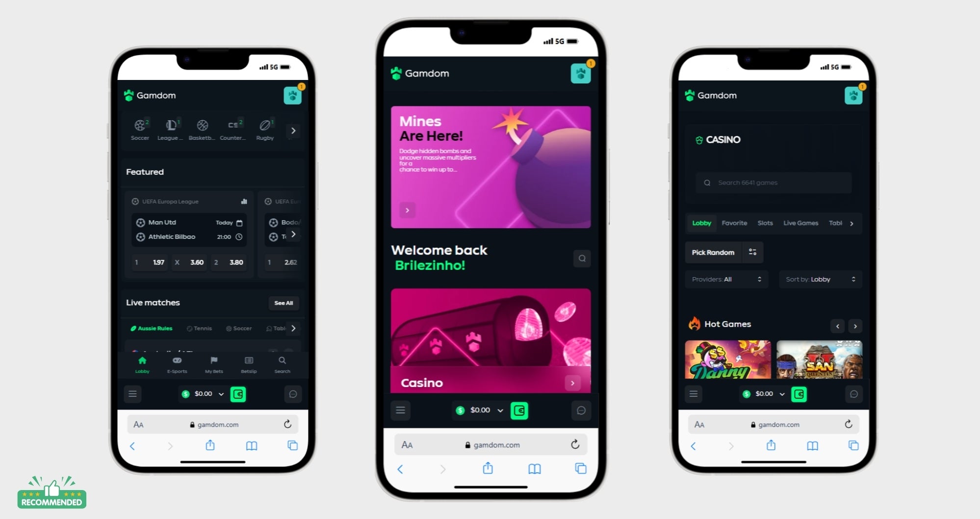Dexsport esports betting interface 2025